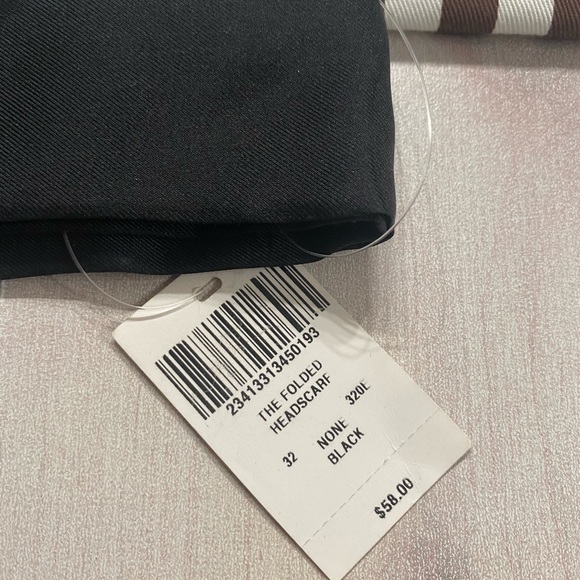 Henri Bendel Black Silk Head Band - Picture 4 of 4